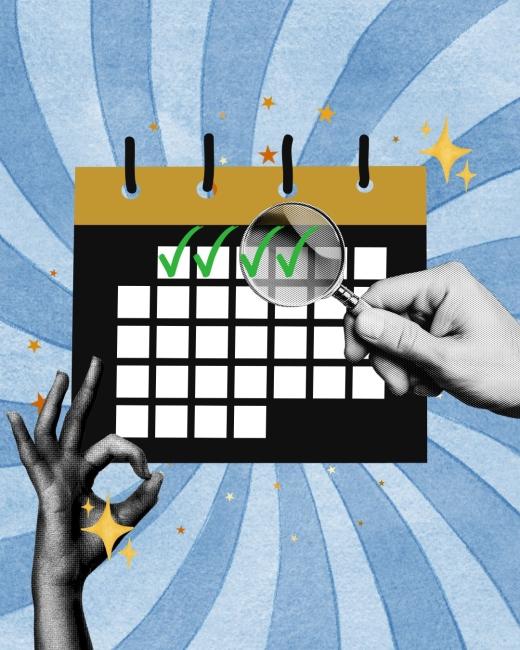 January was about starting. February... 