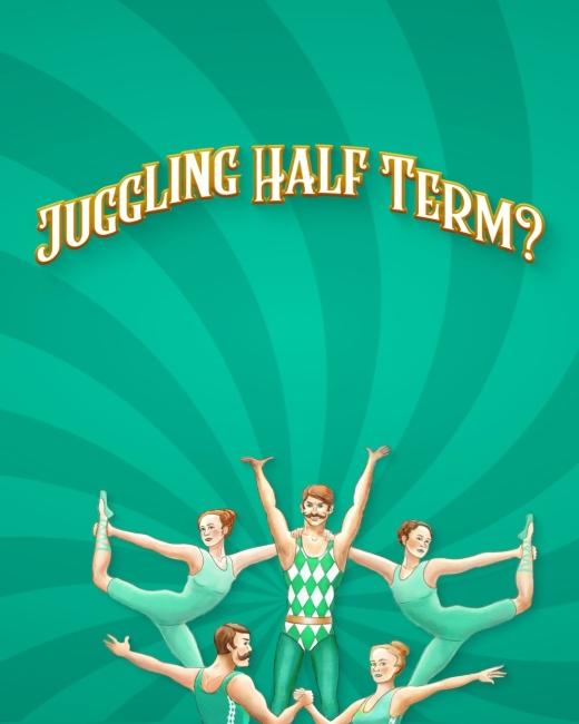Are you feeling the half-term juggling... 