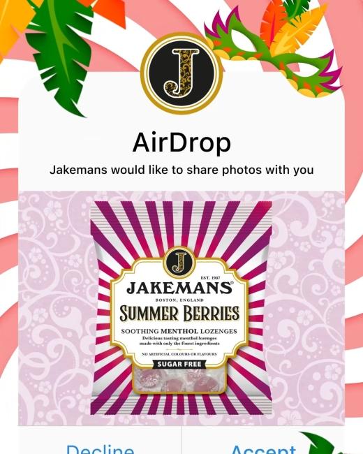 Jakemans wants to AirDrop you something...​... 